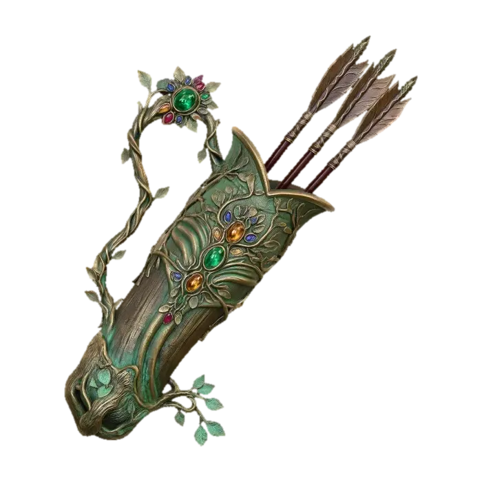 Quiver With Arrows - Arrow 3D model, vytvořený pomocí AI