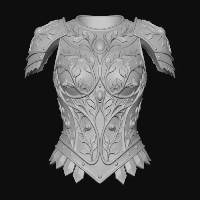 3D model for Female Breastplate
