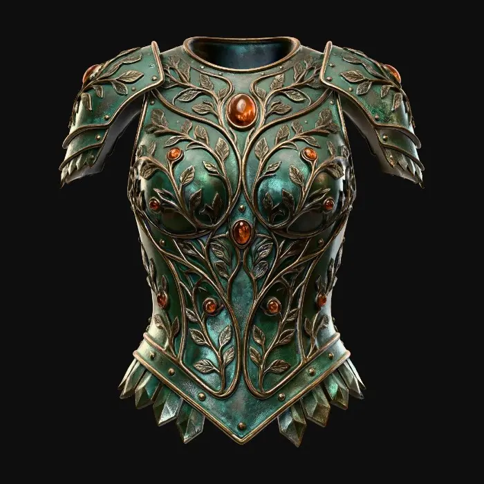 3D model for Female Breastplate