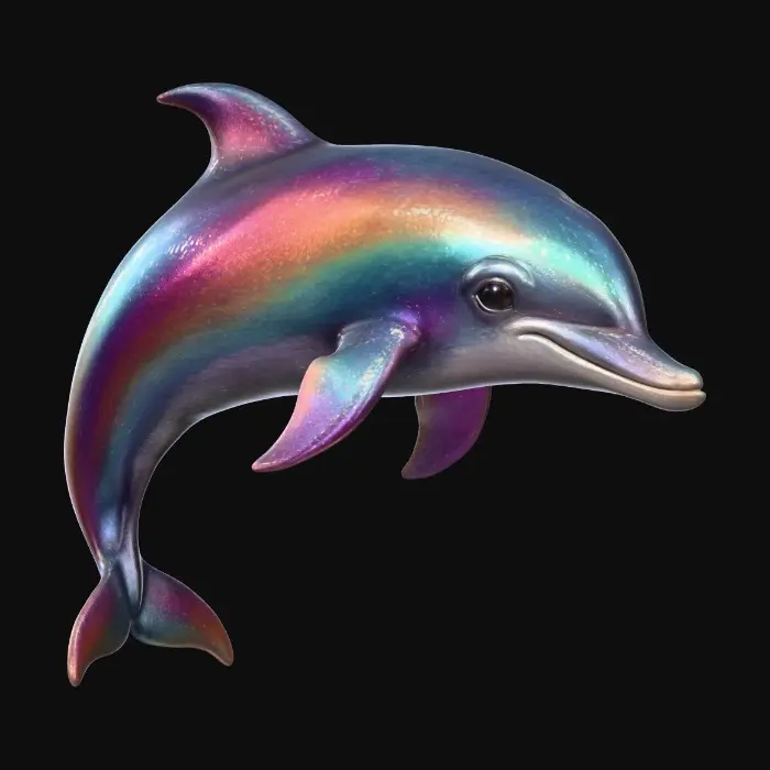 3D model for Rainbow Dolphin