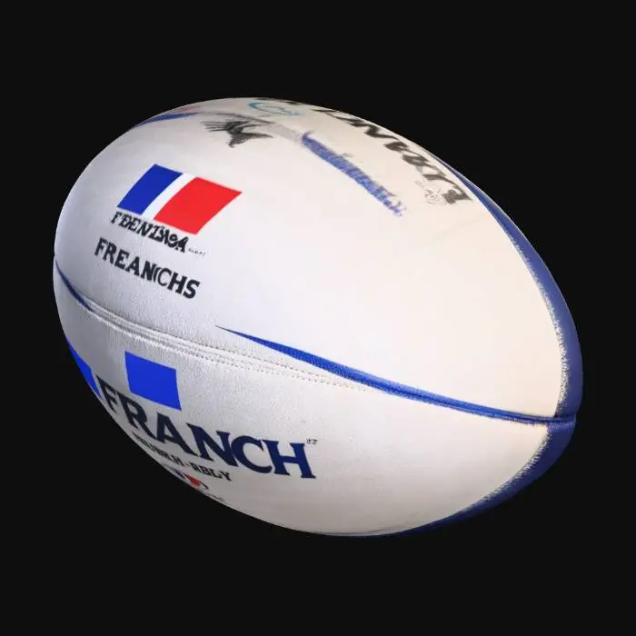 3D model for Un ballon de rugby lisse sans détaille. s'il te plait