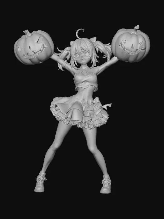 3D model for Cheerful Halloween Spirit, #Halloween2025#