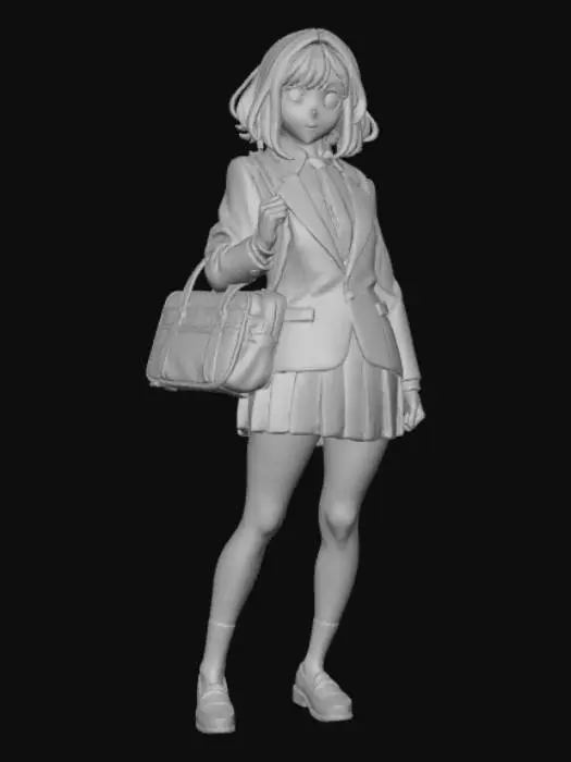 3D model for Student in Uniform JPN