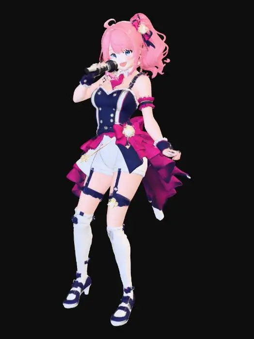 3D model for Pop Star Performance