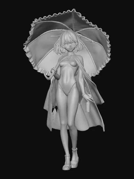 3D model for Beach Umbrella Stroll