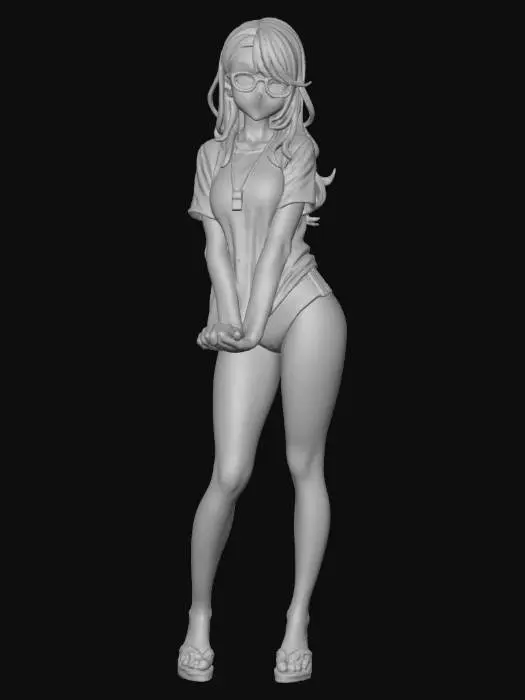 3D model for Swim Coach Anime Figure
