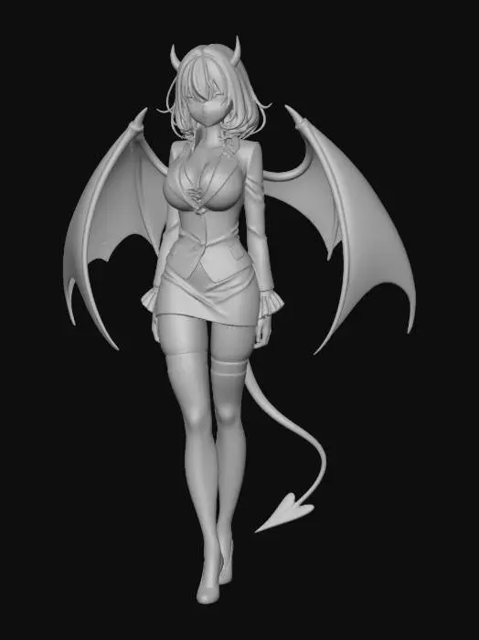 3D model for Demoness in a Corporate Suit