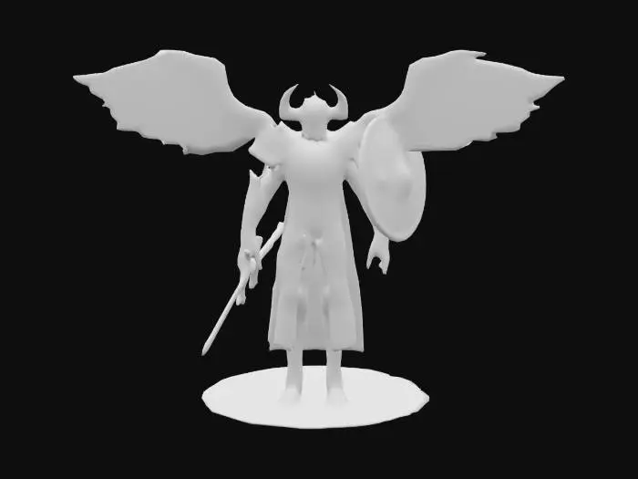 3D model for Winged Guardian Knight