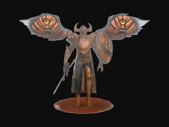 3D model for Winged Guardian Knight