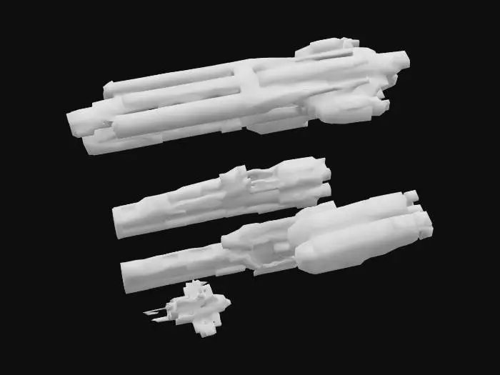3D model for Starship Blueprint