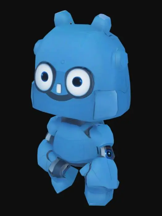3D model for Blue Bot Adventure