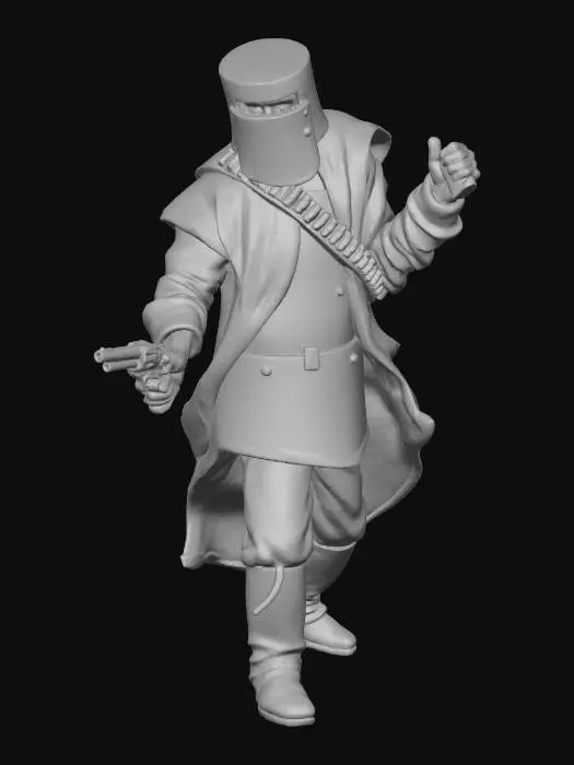 3D model for Outlaw in Armor