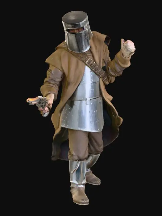 3D model for Outlaw in Armor