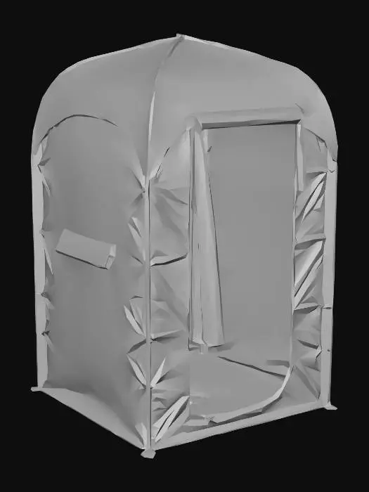 3D model for A camp shower tent