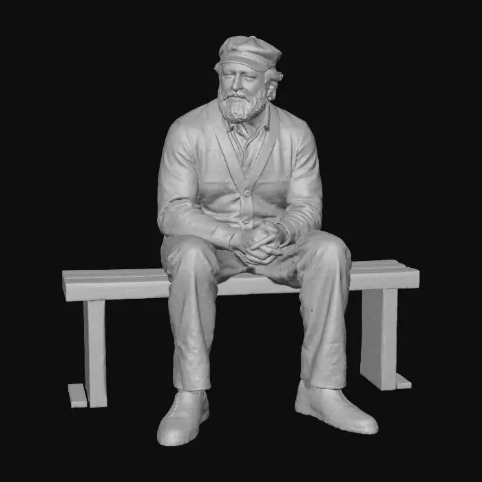 3D model for Contemplative Sculpture Robin Williams