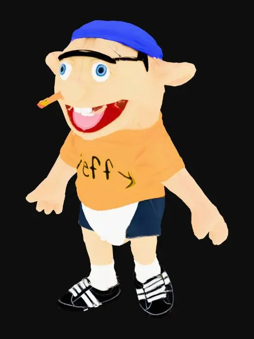 3D model for Plush Character Doll