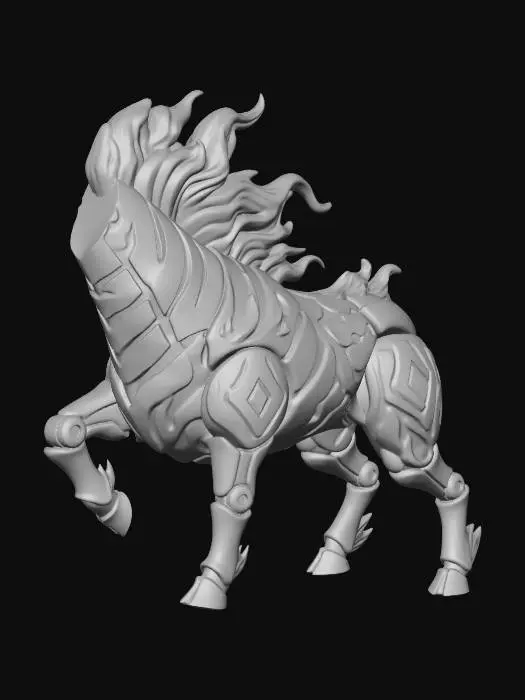 3D model for Ironhorn the Armored Ram