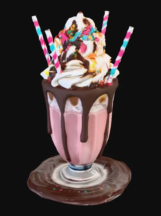 3D model for Creamy Delight
