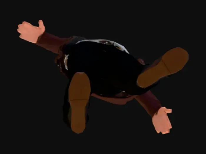 3D model for T-Pose in Style