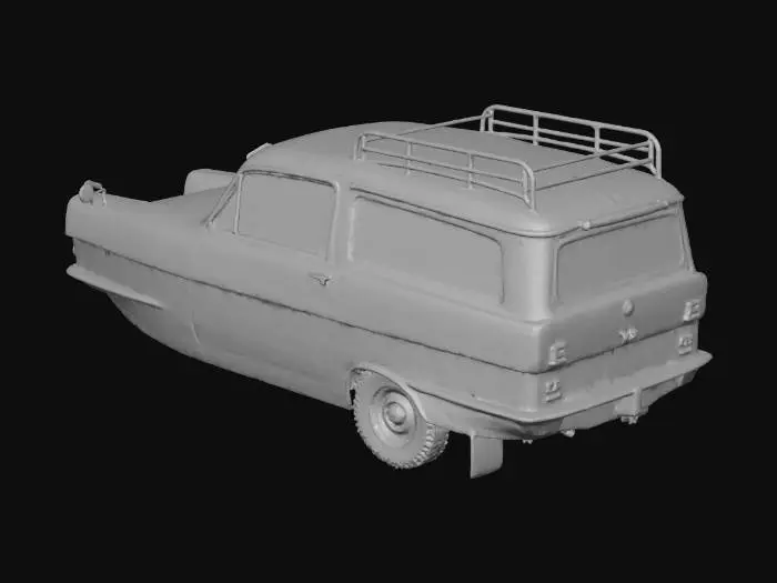 3D model for Yellow Reliant Van