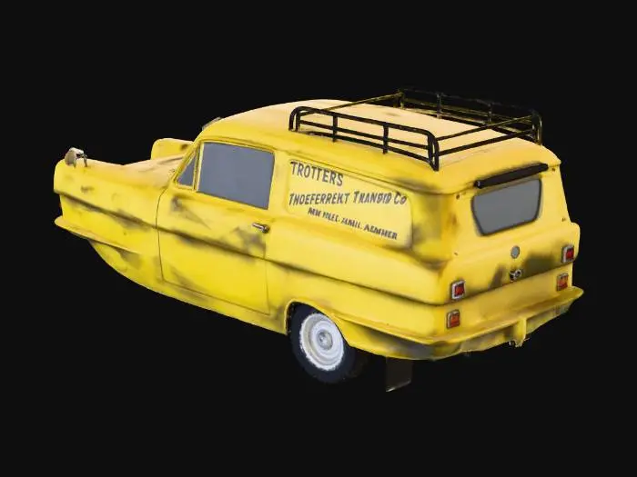 3D model for Yellow Reliant Van