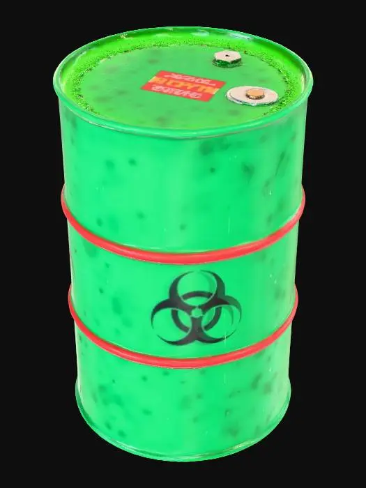 3D model for Biohazard Barrel