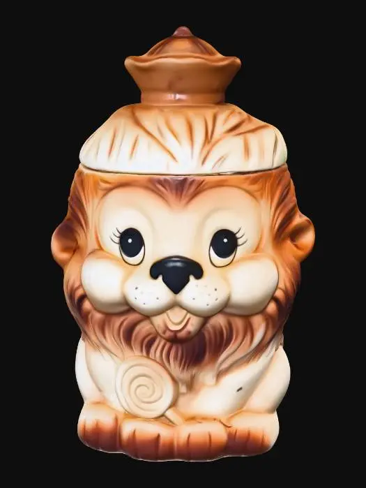 3D model for Lion Cookie Jar