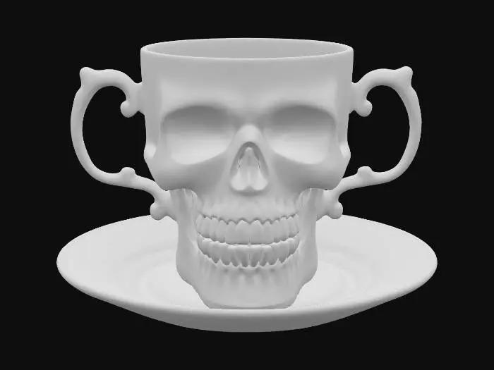 3D model for Skull Cup Elegance