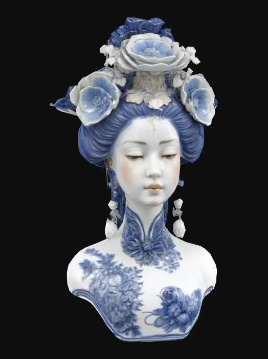3D model for Porcelain Elegance