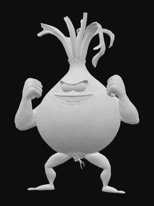 3D model for Onion Warrior