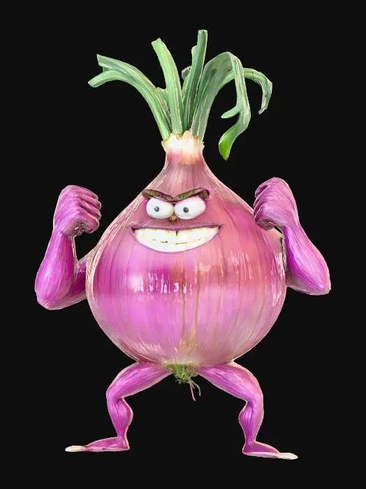 3D model for Onion Warrior