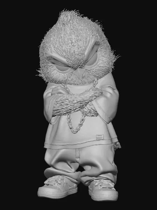 3D model for Hip Hop Bird