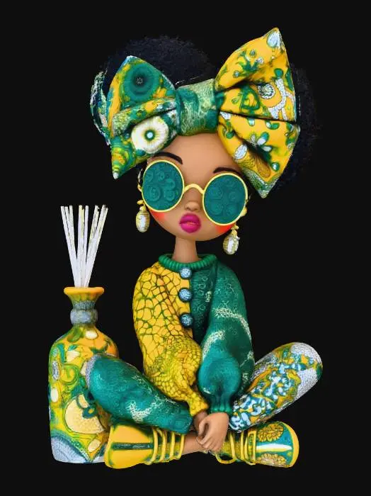 3D model for Afro Boho Chic