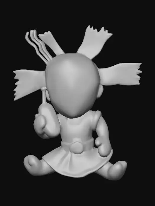 3D model for Pink Phone Dolly