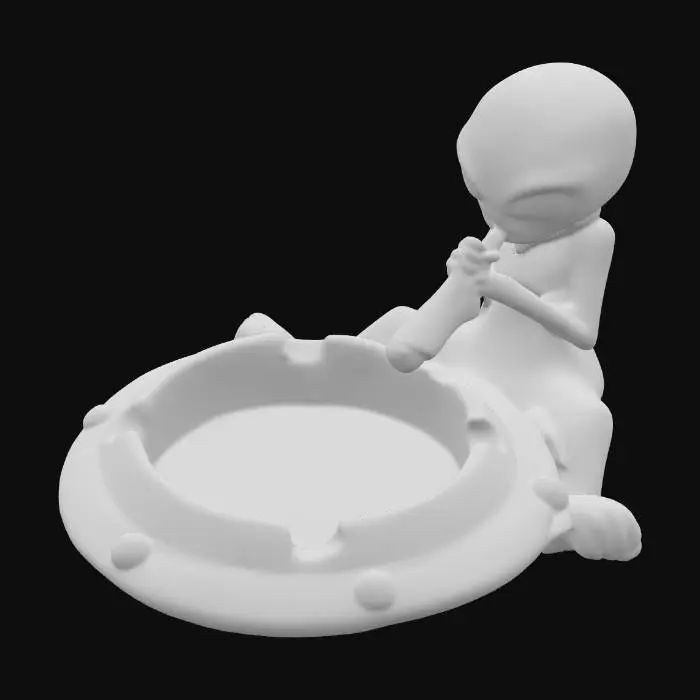 3D model for Alien in Spacecraft