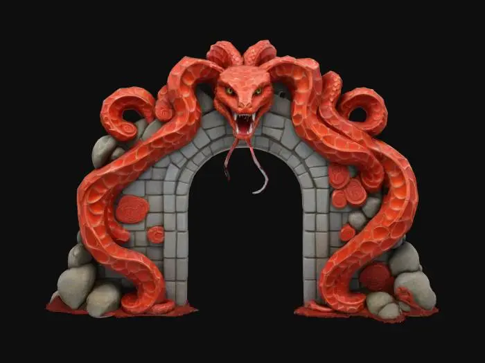 3D model for Serpent's Gate