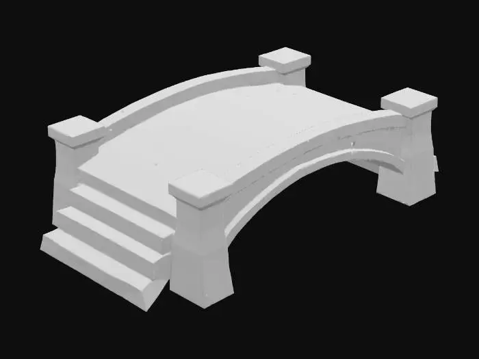 3D model for Stone Archway Steps