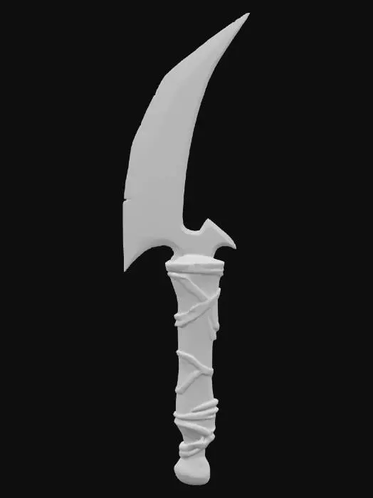 3D model for Scimitar Dagger