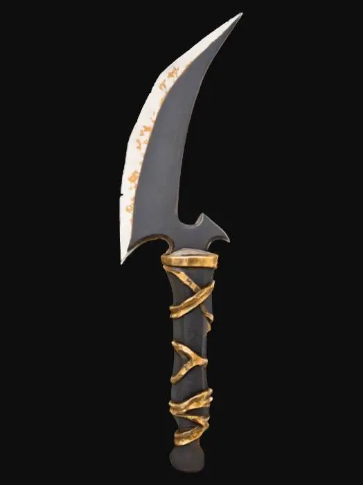 3D model for Scimitar Dagger