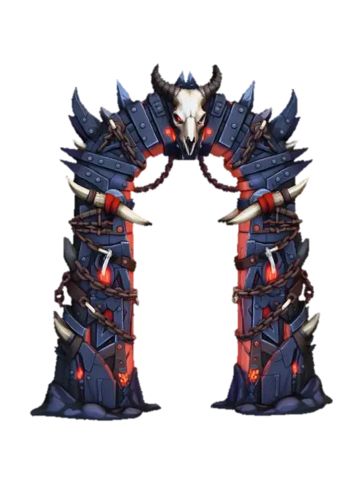 โมเดล 3D ของ Infernal Gateway - Demonic สร้างโดย AI