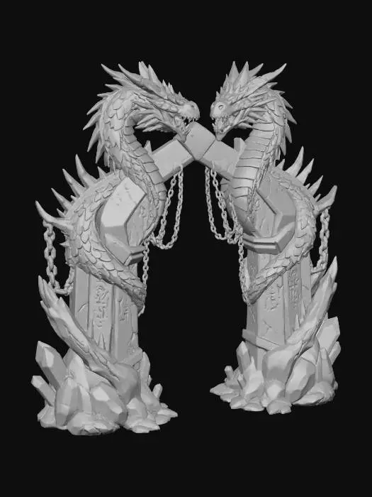 3D model for Dragon Gate