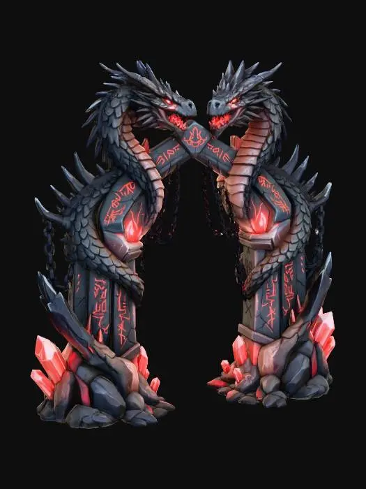 3D model for Dragon Gate