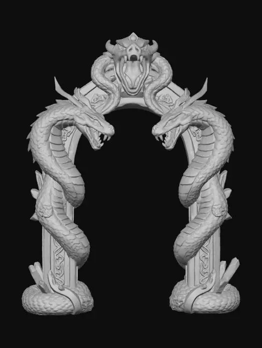 3D model for Serpent Gates