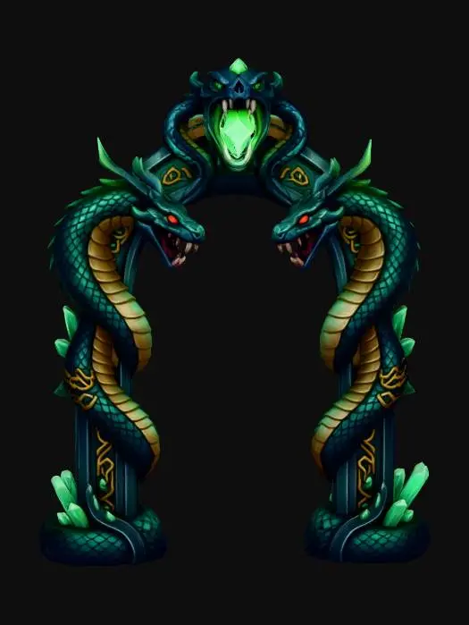 3D model for Serpent Gates