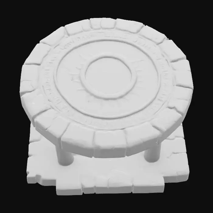 3D model for Ancient Rune Altar