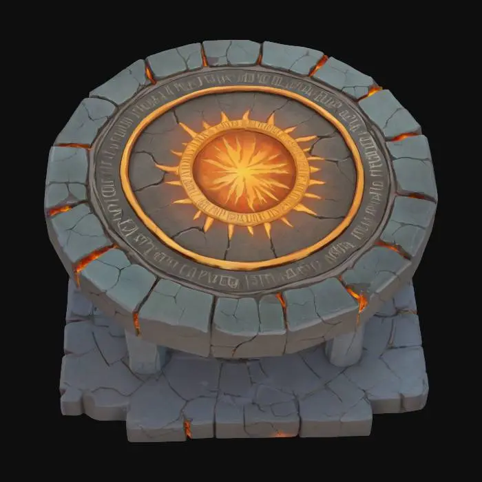 3D model for Ancient Rune Altar