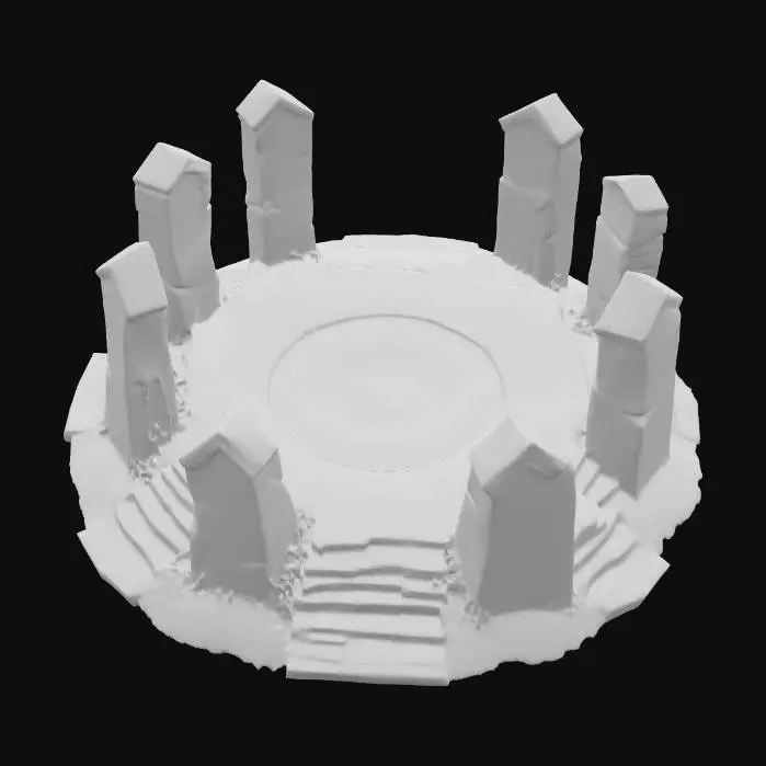3D model for Ancient Magical Circle