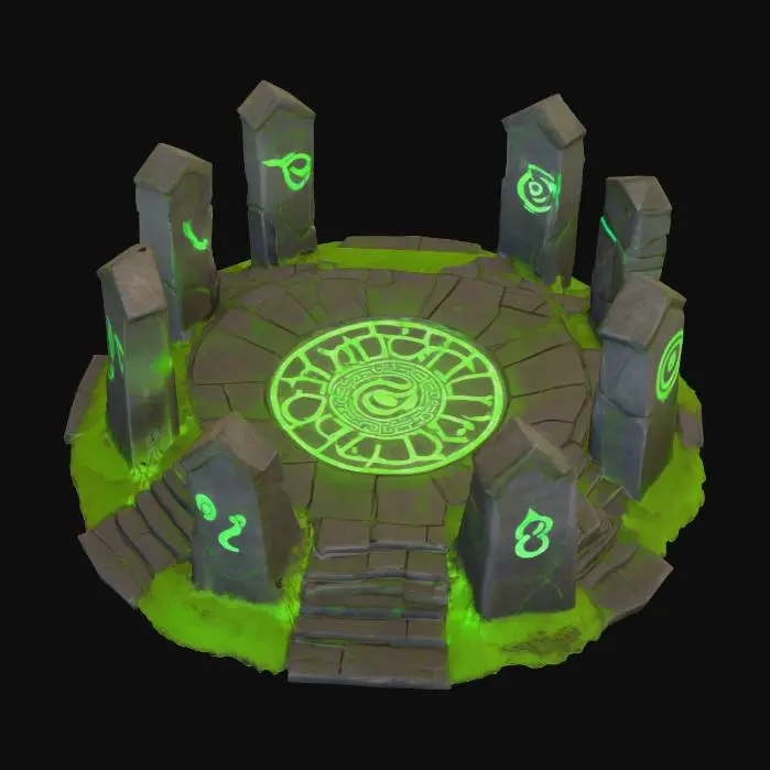 3D model for Ancient Magical Circle