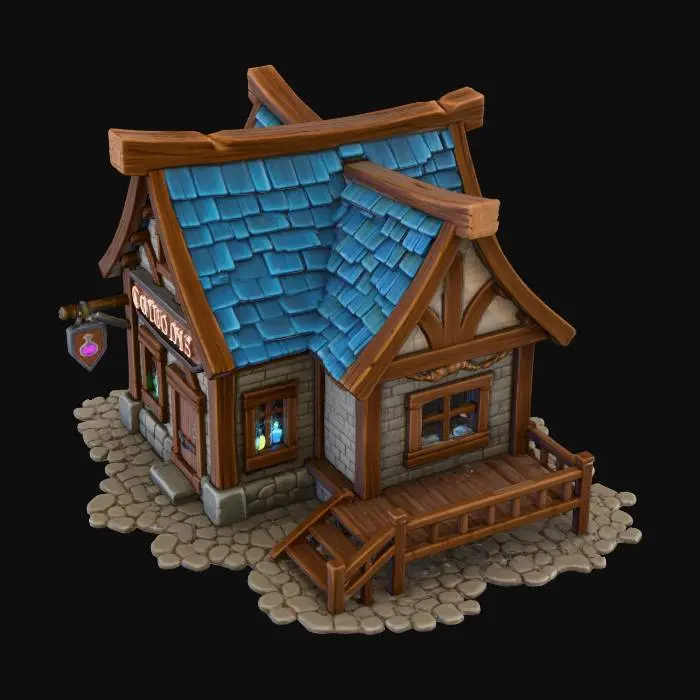 3D model for Potion Shop