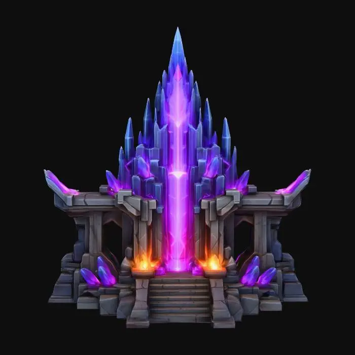 3D model for Enchanted Crystal Throne